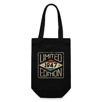 Limitierte Edition Awesome Vintage 1947 Geburtstag - Geschenkbeutel für Flaschen - Schwarz - Vorne
