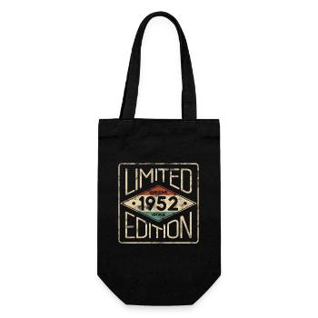 Limitierte Edition Awesome Vintage 1952 Geburtstag - Geschenkbeutel für Flaschen - Schwarz - Vorne