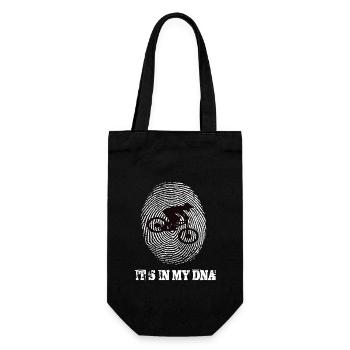 Downhill Mountainbike Its In My Dna - Gift Bag for Bottles - black - Front