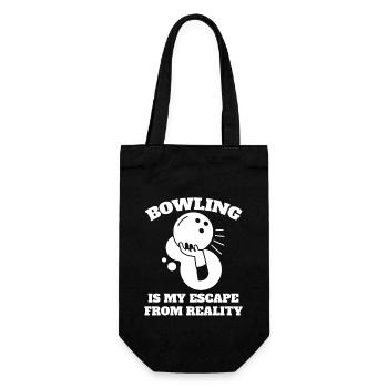 Bowling Bowling Club Bowling Bowling Club - Gift Bag for Bottles - black - Front