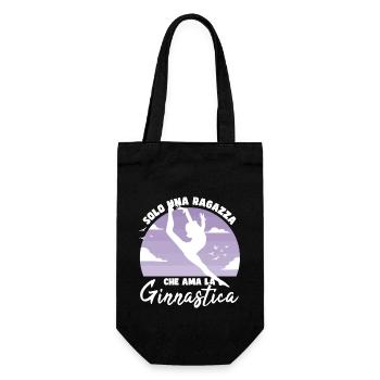 Gymnaste Fille - Sac à bouteille - noir - Devant