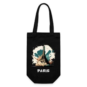 Paris la tour Effeil - Sac à bouteille - noir - Devant