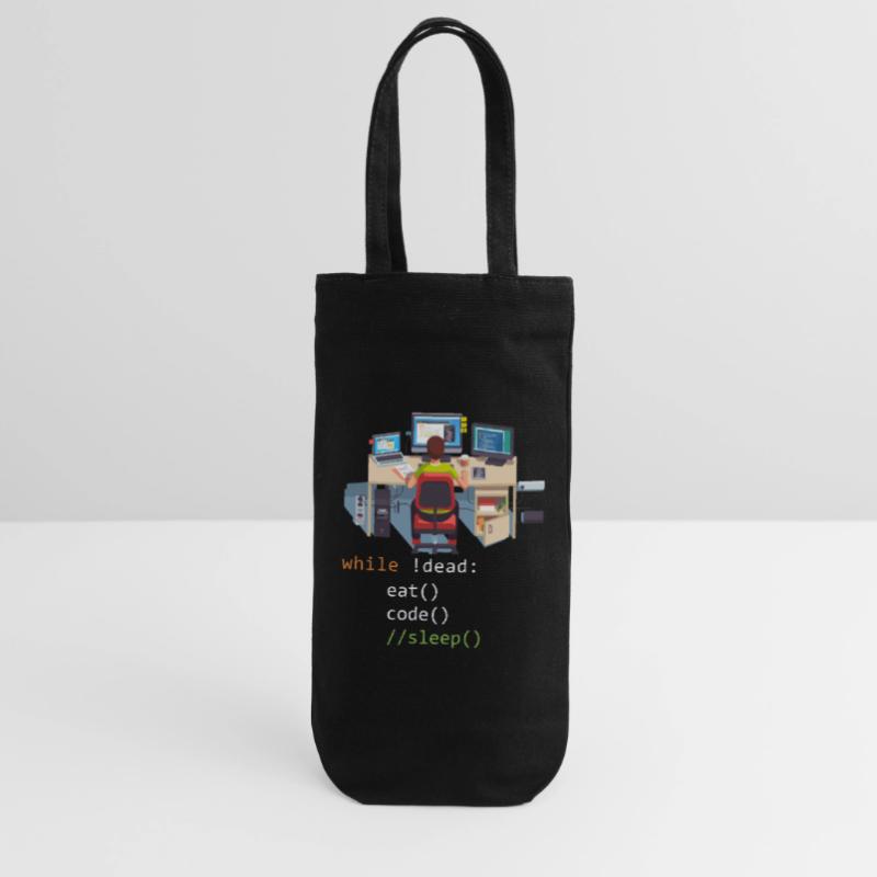 Informatik Python Programmierer Eat Code Sleep Geschenkbeutel für Flaschen