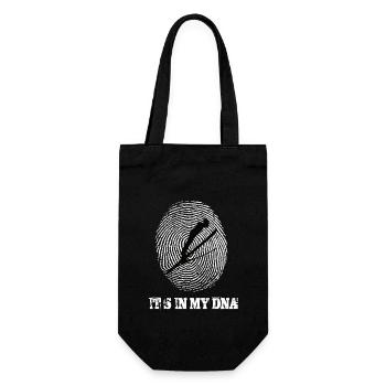 Ski Jumping Its In My Dna - Gift Bag for Bottles - black - Front