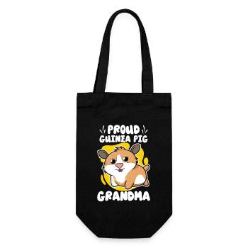 Guinea Pig Lover Furry Potato Gift Idea - Geschenkbeutel für Flaschen - Schwarz - Vorne