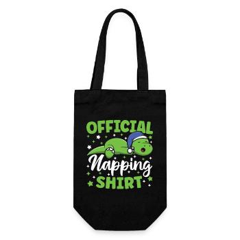 Chemise officielle de sieste mignon Kawaii Sleeping - Sac à bouteille - noir - Devant