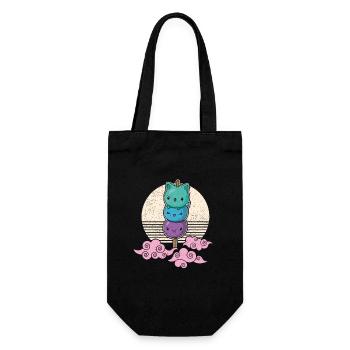 Mochi Mochigome Japan Japanische Küche - Geschenkbeutel für Flaschen - Schwarz - Vorne