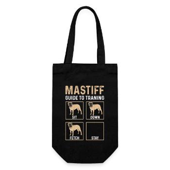 Mastiff Dog Old English Mastiff - Gift Bag for Bottles - black - Front