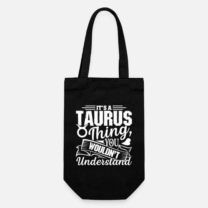 Taurus Its A Taurus Thing - Gift Bag for Bottles - black