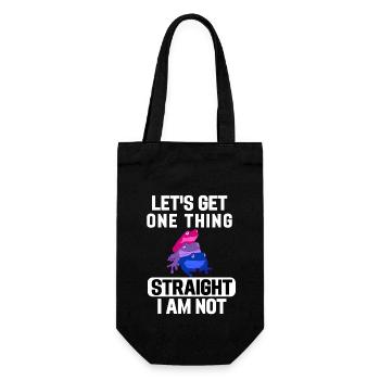 Bi Pride Month Grenouille LGBTQ Cadeau Bisexuel - Sac à bouteille - noir - Devant