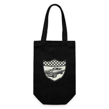 Racing Car Muscle Car Logo Motorsport Car Lovers - Gift Bag for Bottles - black - Front
