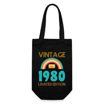 Rétro Classique 1980 - Sac à bouteille - noir - Devant