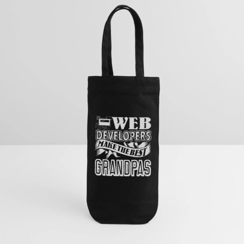 Web Developer Web Developers Best Grandpas Gift Bag for Bottles