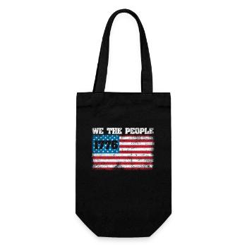 1776 Wir das Volk Patriotisch États-Unis - Sac à bouteille - noir - Devant