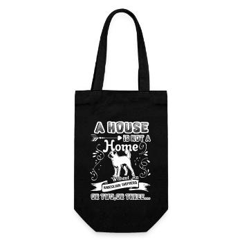 Anatolian Shepherd Home Without Anatolian Shepherd - Gift Bag for Bottles - black - Front