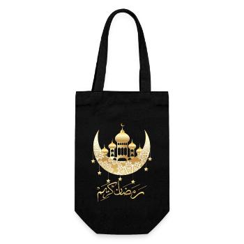 Ramadan Karim 1 - Gift Bag for Bottles - black - Front