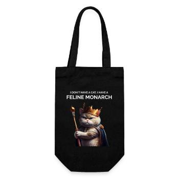 Katzenliebhaber Kätzchen - Geschenkbeutel für Flaschen - Schwarz - Vorne