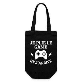 jeux vidéo, gamer, console de jeux - Sac à bouteille - noir - Devant