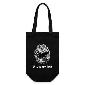 Les avions, c’est dans mon ADN - Sac à bouteille - noir - Devant