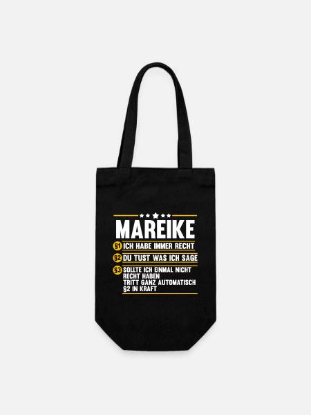 Mareike - Geschenkbeutel für Flaschen - Schwarz