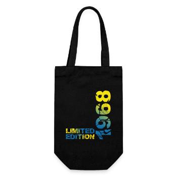 1968 Limited Edition Birthday Gift Wife Husband - Gift Bag for Bottles - black - Front