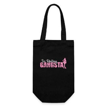 Patinage sur glace Gangsta Femme Rose Patinage sur glace - Sac à bouteille - noir - Devant