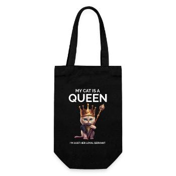 Mon chat est un amoureux de la couronne reine - Sac à bouteille - noir - Devant
