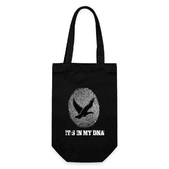 La chasse au canard est dans mon ADN - Sac à bouteille - noir - Devant