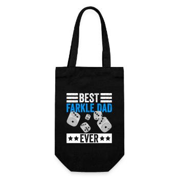 Farkle Dad entwirft für Farkle Player Vater - Geschenkbeutel für Flaschen - Schwarz - Vorne
