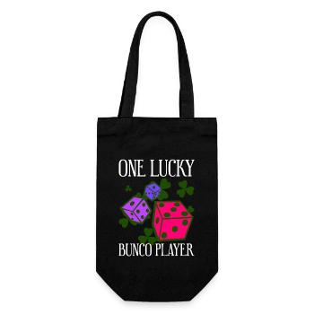 Bunco St. Patricks Design Für Bunco Player - Gift Bag for Bottles - black - Front