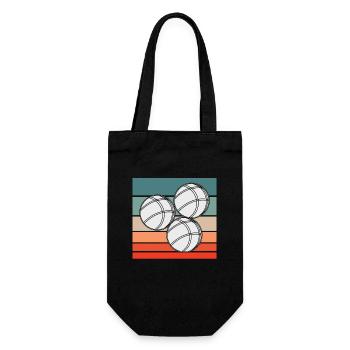 Boccia Boule Pétanque Pétanque Sports Jeu de Balle - Sac à bouteille - noir - Devant