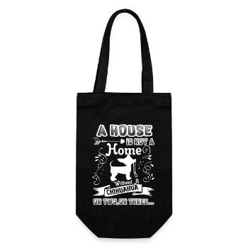 Chihuahua Home Without Chihuahua - Gift Bag for Bottles - black - Front
