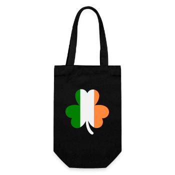 Accessoires de la Saint-Patrick Irlande Shamrock Décoration - Sac à bouteille - noir - Devant