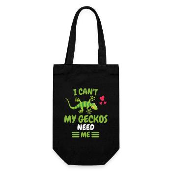 Lizard Animal Lovers Zoo Animal Gift Gecko - Gift Bag for Bottles - black - Front