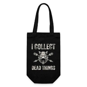 I Collect Dead Things - Gift Bag for Bottles - black - Front