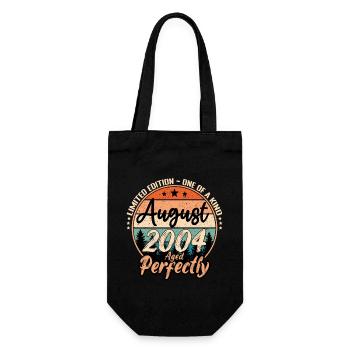 August 2004 anniversary 2004 legends August - Gift Bag for Bottles - black - Front