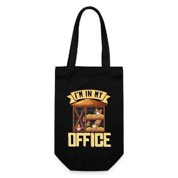 I'm In My Office - Gift Bag for Bottles - black - Front