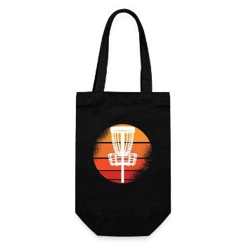 Disc Golf Discgolf Ultimate Discgolf Spieler Disc - Geschenkbeutel für Flaschen - Schwarz - Vorne