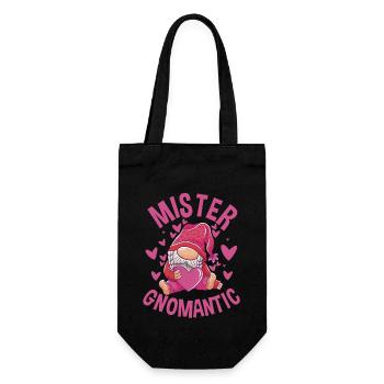 Drôle de Gnomes de jardin Couples Design Ami - Sac à bouteille - noir - Devant