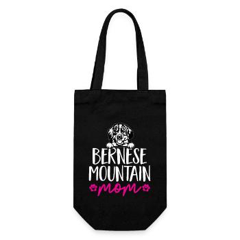 Bernese Mountain Dog - Gift Bag for Bottles - black - Front