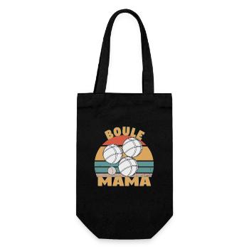 Boule Boccia Balle Sports Pétanque Jeu Maman Mère - Sac à bouteille - noir - Devant