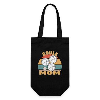 Boule Boccia Balle Sports Pétanque Jeu Maman Mère - Sac à bouteille - noir - Devant