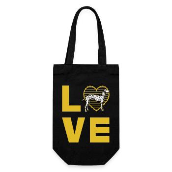 L’amour dalmate - Sac à bouteille - noir - Devant