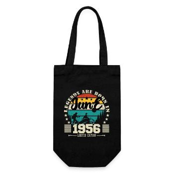 Juin 1956. Cadeau d'anniversaire juin 1956. June. - Sac à bouteille - noir - Devant