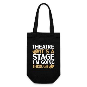Professeur d’art dramatique Professeur d’art dramatique - Sac à bouteille - noir - Devant
