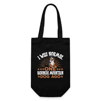 Bernese Mountain Dog - Gift Bag for Bottles - black - Front