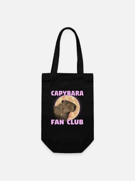 Wasserschwein Capybara Fan Club Cappybara Fans - Sac à bouteille - noir