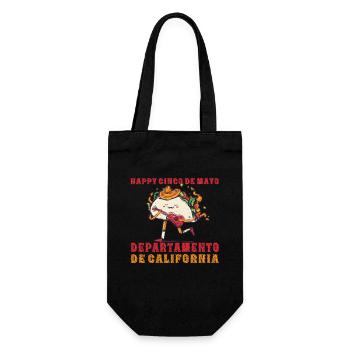 Joyeux Cinco de Mayo California - Sac à bouteille - noir - Devant