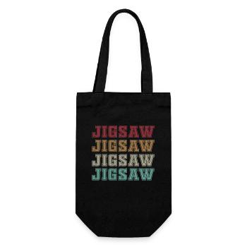 Jigsaw - Gift Bag for Bottles - black - Front