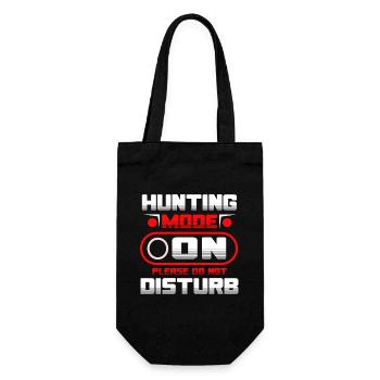 Hunting Mode On Please Do Not Disturb - Geschenkbeutel für Flaschen - Schwarz - Vorne